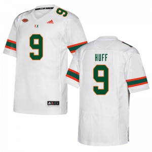 #9 Avery Huff Miami Men Player Jerseys White