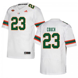 #23 Te'Cory Couch Hurricanes Men Alumni Jerseys White