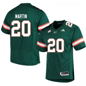 #20 Asa Martin Miami Men Player Jersey Green