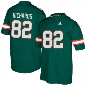 #82 Ahmmon Richards Miami Men Stitched Jersey Green