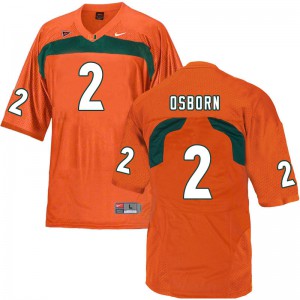 #2 K.J. Osborn Miami Men Stitched Jersey Orange