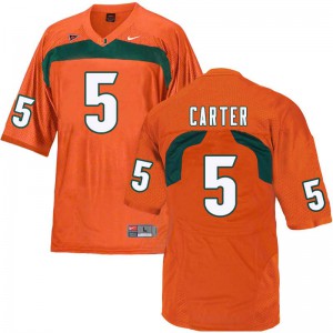 #5 Amari Carter Miami Men Official Jersey Orange