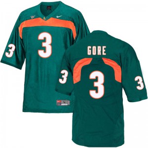 #3 Frank Gore Miami Men High School Jersey Green
