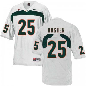 #25 Matt Bosher Hurricanes Men Stitched Jerseys White