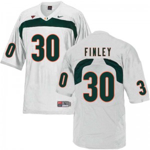 #30 Romeo Finley Miami Men Player Jerseys White