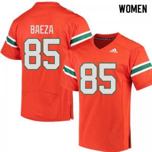 #85 Marco Baeza Miami Women Official Jersey Orange