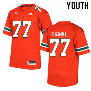 #77 Adam ElGammal Miami Youth Stitched Jerseys Orange