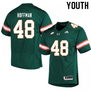 #48 Jake Hoffman Miami Youth Official Jerseys Green