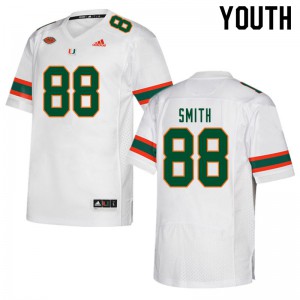 #88 Keyshawn Smith Miami Youth High School Jerseys White