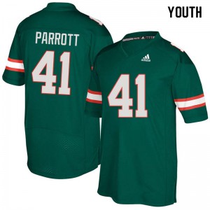 #41 Michael Parrott Miami Youth Player Jerseys Green