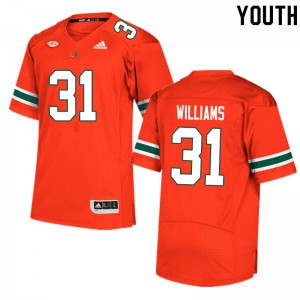 #31 Avantae Williams Miami Youth Player Jersey Orange