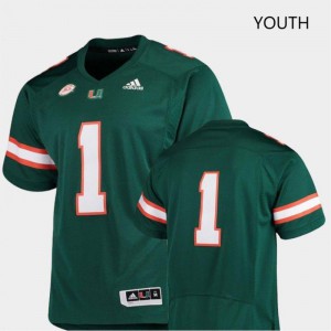 #00 Custom Miami Youth Limited Player Jersey Green